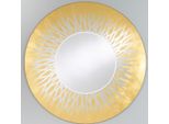 Casa Padrino Specchio Da Salotto Di Design / Specchio Da Parete Oro Ø 105 Cm - Luxury Collection