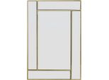 Casa Padrino Specchio In Acciaio Inox / Specchio Da Parete Oro 60 X H. 90 Cm - Luxury Collection