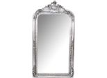 Casa Padrino Specchio Da Parete Barocco Argento 70 X H. 140 Cm - Magnifico Specchio Barocco Con Cornice In Legno E Splendide Decorazioni