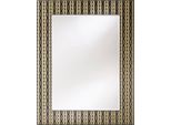 Specchio Da Parete Di Design Casa Padrino Nero / Bronzo / Oro 99 X H. 127 Cm - Specchio Da Soggiorno - Specchio Per Armadio - Qualità Lusso