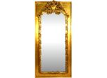 Casa Padrino Specchio Da Parete Barocco Oro Stile Antico 85 X H. 190 Cm - Magnifico Specchio Barocco Con Splendide Decorazioni