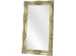 Casa Padrino Specchio Barocco Argento 122 X H. 212 Cm - Specchio Armadio - Specchio Soggiorno - Mobili Barocchi