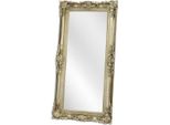Casa Padrino Specchio Barocco Argento 88 X H. 178 Cm - Specchio Armadio - Specchio Soggiorno - Magnifico Specchio Da Parete In Stile Barocco
