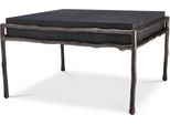 Tavolino Casa Padrino Grigio Antracite / Color Bronzo 65 X 65 X H. 38,5 Cm - Mobili Soggiorno - Mobili Hotel - Collezione Lusso