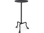 Casa Padrino Tavolino Color Bronzo Ø 36,5 X H. 72,5 Cm - Tavolino Rotondo A Tre Gambe - Mobili Soggiorno - Mobili