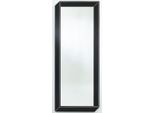 Casa Padrino Specchio Da Parete Nero 67 X 2,5 X H. 167 Cm - Specchio Rettangolare Con Cornice In Ottica 3D - Luxury Collection