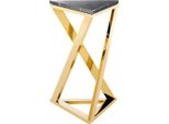 Tavolino Di Design Casa Padrino Oro 43 X 37 X H. 65,5 Cm - Edizione Limitata
