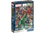 Clementoni - Puzzle Marvel 500 ElementóW - Oryginalny Produkt Premium
