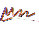 Nastro Da Ginnastica Goki Con Arcobaleno - A Righe