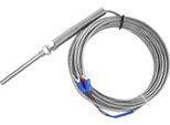 Filettatura M8 PT100 Resistore Di Platino Termocoppia Sonda Da 50 Mm Sensore Di Temperatura A Filo 0-400�� (5 M)