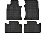 Tappetini In Gomma Adatti Per Toyota Land Cruiser 120 (2002-2009) Set Di Tappetini In Gomma Neri + Stopper