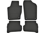 Tappetini In Gomma Adatti Per Seat Ibiza Iv (2008-2017) Set Di Tappetini In Gomma Neri + Tappo