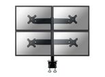 Neomounts FPMA-D700D4 Supporto Da Tavolo Per Tv A Schermo Piatto 76,2 Cm (30") Nero"