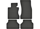 Tappetini In Gomma Adatti Per Bmw 5 E60 / E61 (2003-2010) Set Di Tappetini In Gomma Neri + Tappo