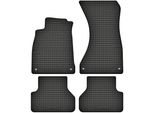 Tappetini In Gomma Adatti Per Audi A4 B9 (Dal 2015) Set Di Tappetini In Gomma Neri + Tappo