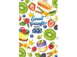 Quaderno Decorativo 143X210/80K A Quadretti Fruit