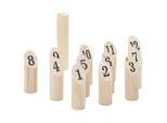 Vidaxl Set Da Gioco Kubb Da 13 Pezzi Con Borsa Di Trasporto In Legno Di Pino Massiccio