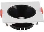Faretto Led V-TAC - Luce Da Incasso - GU10 - IP20 - Bianco + Nero