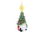 Decorazione Dello Gnomo Dell'albero Di Natale, Statuetta Dell'albero Di Natale Nano, Gnomo Di Resina Illuminato, Statuetta Dello Gnomo Dell'albero Di Natale, Ornamento Antistress Dell'albero Di Natale Nano, Decorazione Da Tavolo Dello Gnomo Dell'albero Di Natale