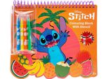 Disney Lilo & Stitch Malbuch+Marker-Set Taglia Unica