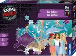 Kosmos Krimipuzzle Die Drei Der Schatz Der Delfine, Krimi Puzzle, RäTsel, Spiel, Kinder, Ab 8 Jahren, 685287