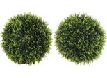 Set Di 2 Cedri Artificiali, Pianta D'appartamento Da 45 Cm, Pianta Artificiale, Pianta Decorativa, Piante Decorative Per Casa, Ufficio, Corridoio, Giardino, Verde