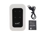 Router Mobile 4G Lte - Hotspot Wlan Da 300 Mbps - CAT4 - USB-C - Batteria Da 2100 Mah - Supporta Fino A 10 Dispositivi