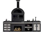 Cucina Da Esterno Moderna In Acciaio Inox Nero