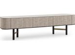 Elegante Credenza In Legno Beige Dal Design Moderno