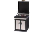 Modulo Cucina Da Esterno In Acciaio Inox Color Argento Per Giardino E Terrazzo