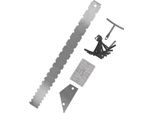 Tarshyry Strumento Per Corde Di Chitarra, Calibro Per Azioni Di Chitarra Set Di Strumenti Per La Misurazione Del Collo In Argento Kit Di Calibro Per Corde Di Chitarra Righello Per Accordi Di Chitarra Strumenti Per L'impostazione Del Basso Di Liutaio (Argento)