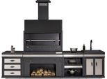 Cucina Da Esterno In Acciaio Inox Nero Moderna E Resistente