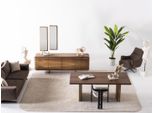 Credenza Credenza Con Specchio Gruppo Cassettiera Legno Marrone Sala Da Pranzo Alta Qualità