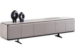 Porta Tv Rtv Credenza Bassa Soggiorno Beige Lusso Alta Qualità