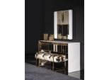 Tavola Da Toilette Con Specchio Bianco Alta Qualità Lusso Console Dresser Camera Da Letto
