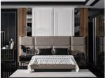 Design Completo Di Mobili Nero Letto Moderno Per Camera Da Letto 2X Comodini