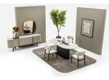 Set Da Sala Da Pranzo Tavolo Da Pranzo Sedie Credenza Specchio Set Da Pranzo Set Da Sala Da Pranzo