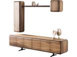 Tv Lowboard 2X Armadio A Muro Credenza Soggiorno Marrone Lusso Mensola A Muro Alta Qualità