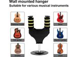 Cftgiw Gancio Da Parete Per Chitarra Gancio Da Parete Per Chitarra Gancio In Metallo Supporto Multifunzione Per Chitarre Grandi Acustiche Basso Elettrico Densità Le Densità