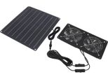 Kit Ventola Di Scarico Solare 20W Doppio Interruttore Controllo Pannello Solare Raffreddamento Ventilazione Ventilatore Per Chicken Coop Greenhouse
