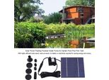 Pompa Dell'acqua Della Fontana Di Energia Solare Per Il Serbatoio Del Pesce Dello Stagno Del Giardino
