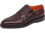 F5574 Scarpa Uomo Marrone Caracciolo 1971 Vintage Effetto Scarpa Uomo