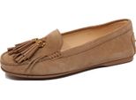 F9412 Mocassino Donna Beige Tod’S Scarpe Suede Shoe Loafer Woman