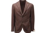 1142AD Giacca Uomo L.B.M. 1911 Tailored Slim Fit Mix Wool Brown Jacket Men