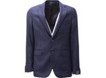 1750AG Giacca Uomo Bastianello Blue Wool Textured Jacket Man