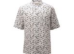 4153AE Camicia Uomo Paolo Pecora Cotone White/Black Shirt Man