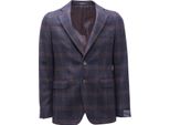 3037AG Giacca Uomo Angelo Nardelli Blue/Red/Yellow Check Wool Jacket Man