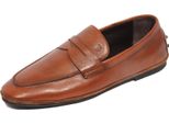 G5956 Mocassino Uomo Tod's Soft 02F Brown Vintage Leather/Suede Loafer Man