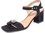 4595AR Sandalo Donna A.Bocca Woman Suede Sandal Black