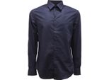 L1664 Camicia Uomo Emporio Armani Modern Fit Man Shirt Blue